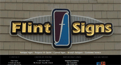 Desktop Screenshot of flintsigns.com