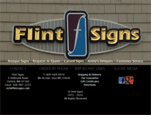 Tablet Screenshot of flintsigns.com